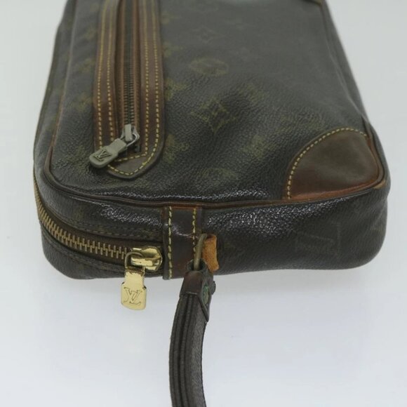 LOUIS VUITTON Monogram Marly Dragonne GM Clutch Bag M51825 LV Auth 61213 - Picture 5 of 15